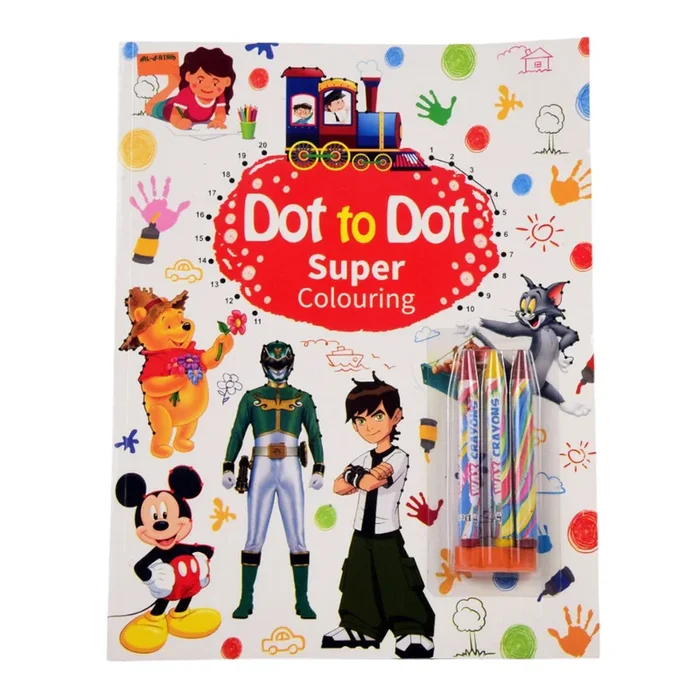 0069 DOT TO DOT SUPER COLORING BOOK A.M