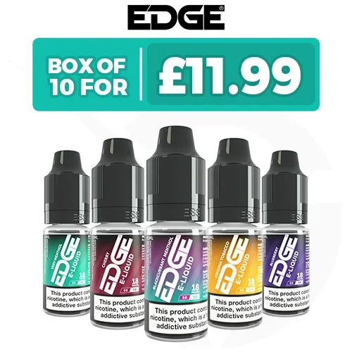 10 x 10ml E Liquid by Edge – Pack Of 10