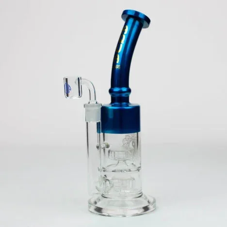 12″ AQUA 2-in-1 Dual Barrel Diffuser Glass Bong
