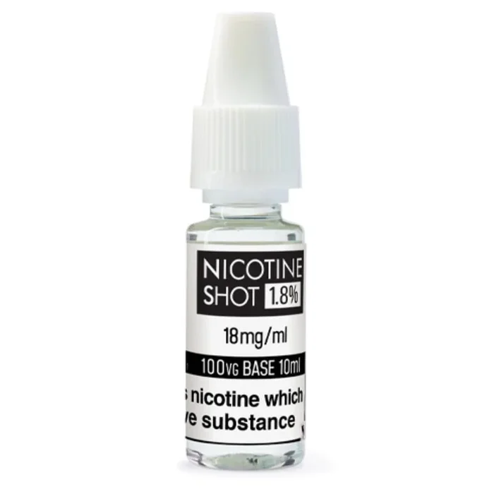 18mg (1.8%) Nic Shot (100% VG)