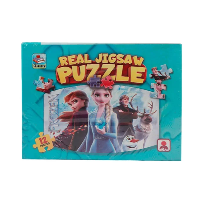 2338 JR.LEARNERS REAL JIGSAW PUZZLE ASST 12PC