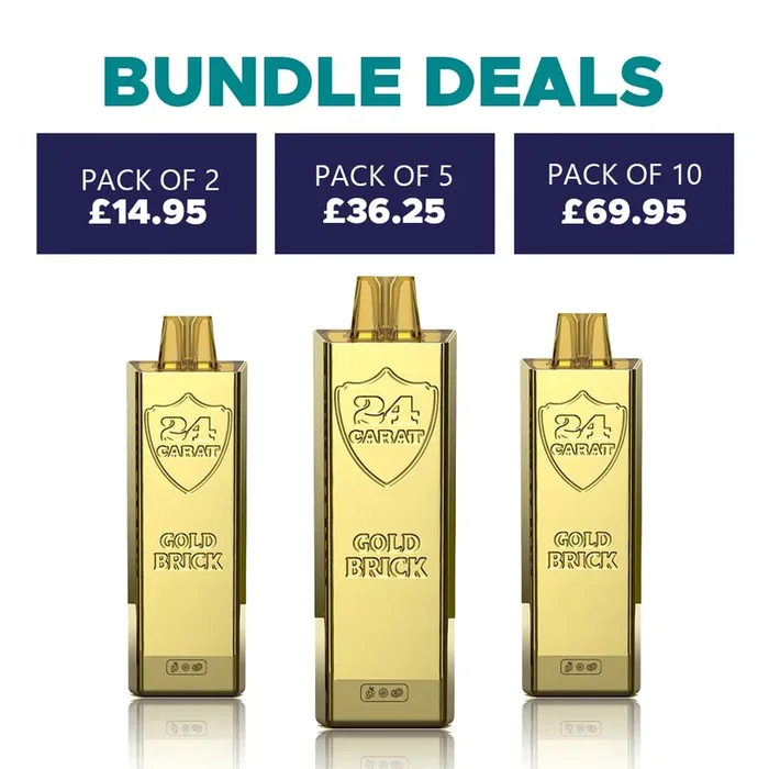 24 Carat Gold Brick 6999 Puffs VIP Only