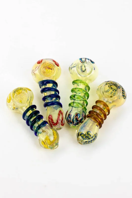 3.5 in. Soft glass hand pipe