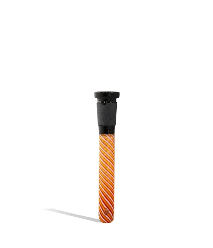 3.5 inch 14mm Downstem with Chromatic Swirl Design