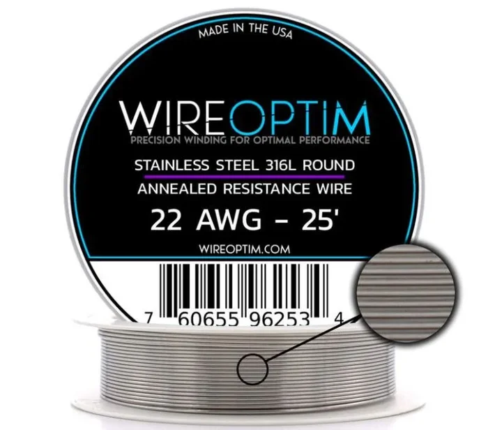 316L Stainless Steel Round Wire Spool (Item may be kidney puncher or wire optim based on inventory)