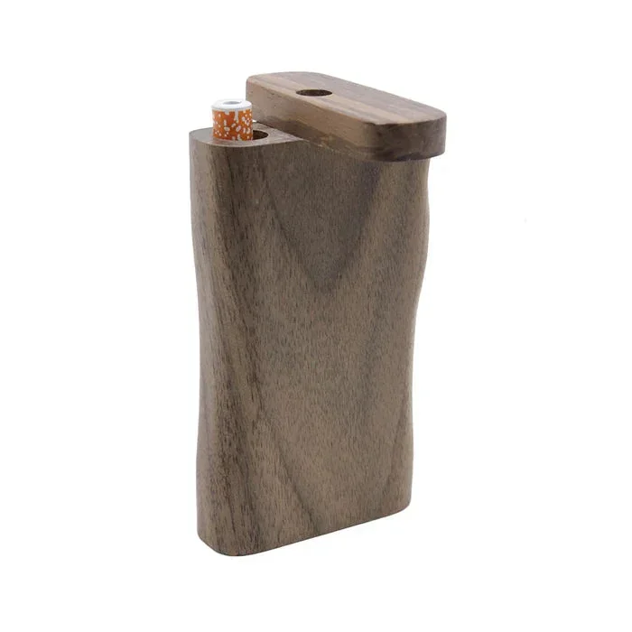 4″ Wood Dugout w/ Walnut Cigarette Bat