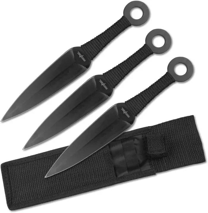 5″ Green Emperor’s Edge Throwing Knife Set