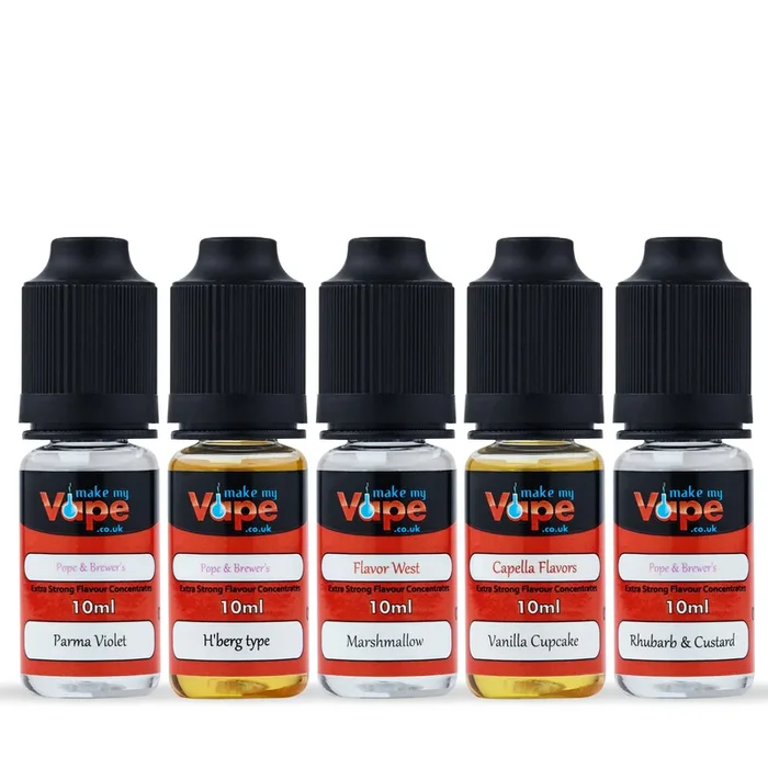 5 x Flavour Concentrates