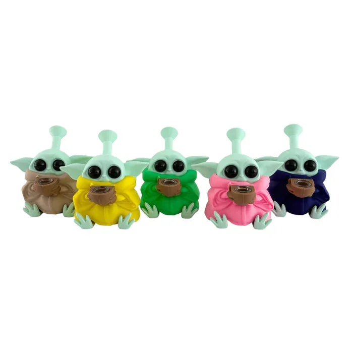 6″ Baby Alien Silicone Water Pipe