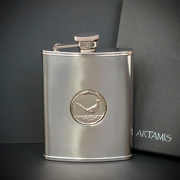 6oz Pheasant Hip Flask – FL79