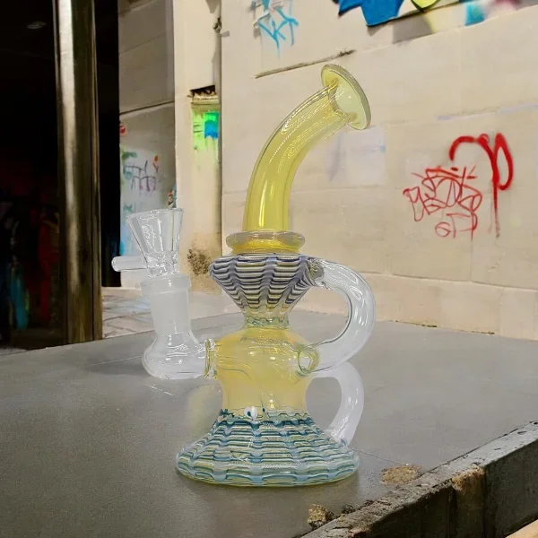 7″ Cutting Recycler Water Pipe –
