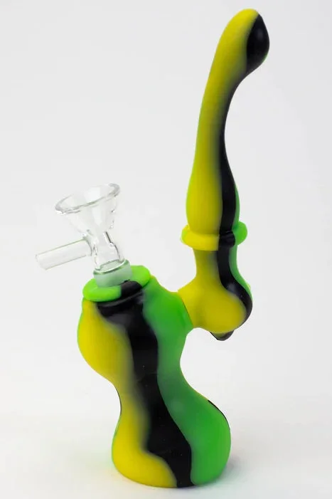 7″ Single Chamber Silicone Bubbler