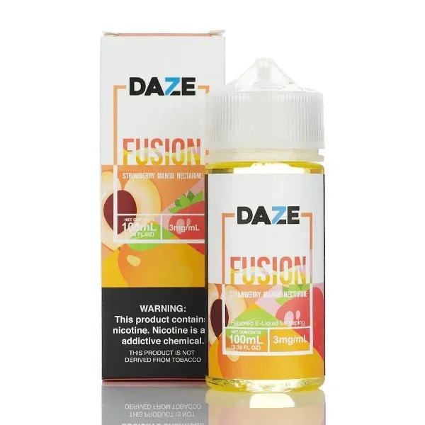 7 DAZE FUSION – STRAWBERRY MANGO NECTARINE – 100ML