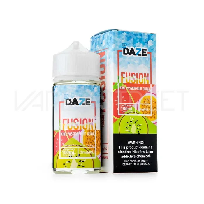 7 Daze Fusion Iced TFN Kiwi Passionfruit Guava (100ml)