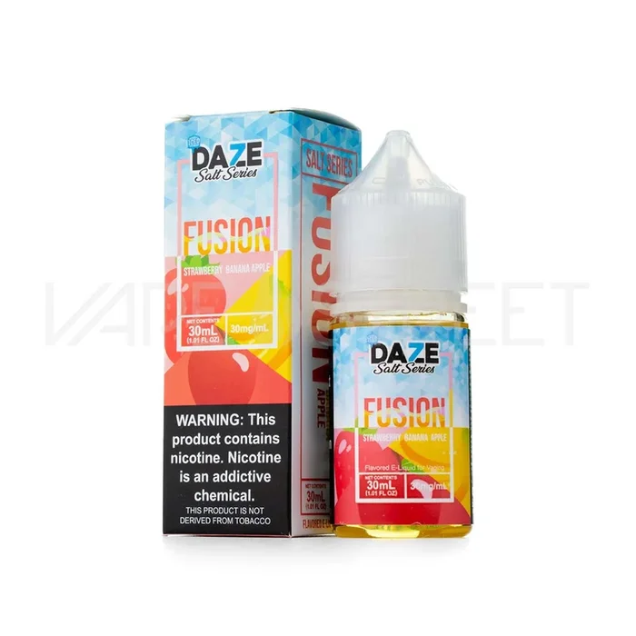 7 Daze Fusion Iced TFN Salt Strawberry Banana Apple (30ml)