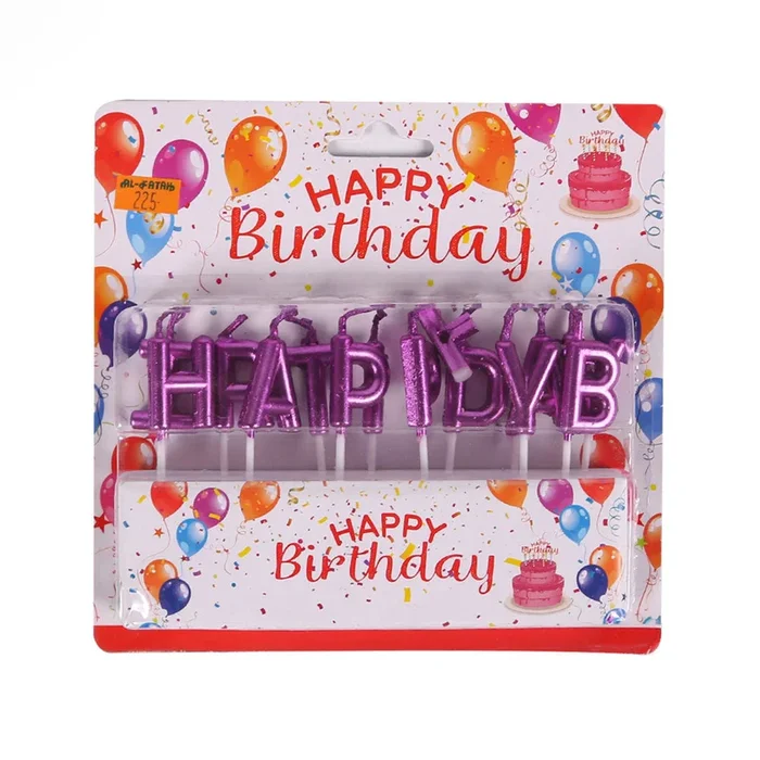 A-75 Alphabets Birthday Candles Ir