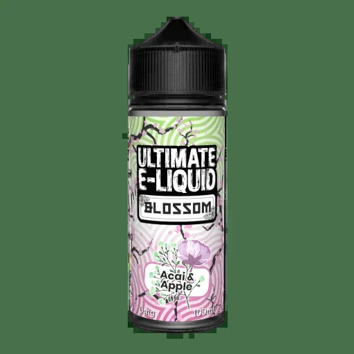 ACAI & APPLE E LIQUID BY ULTIMATE E-LIQUID – BLOSSOM 100ML 70VG