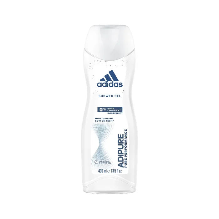 ADIDAS SHOWER GEL ADIPURE MOISTURISING COTTON TECH 400 ML