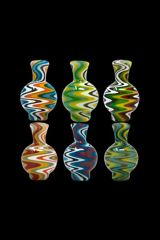 AFM Glass Reversal Bubble Spinner Cap + 2 Pearls