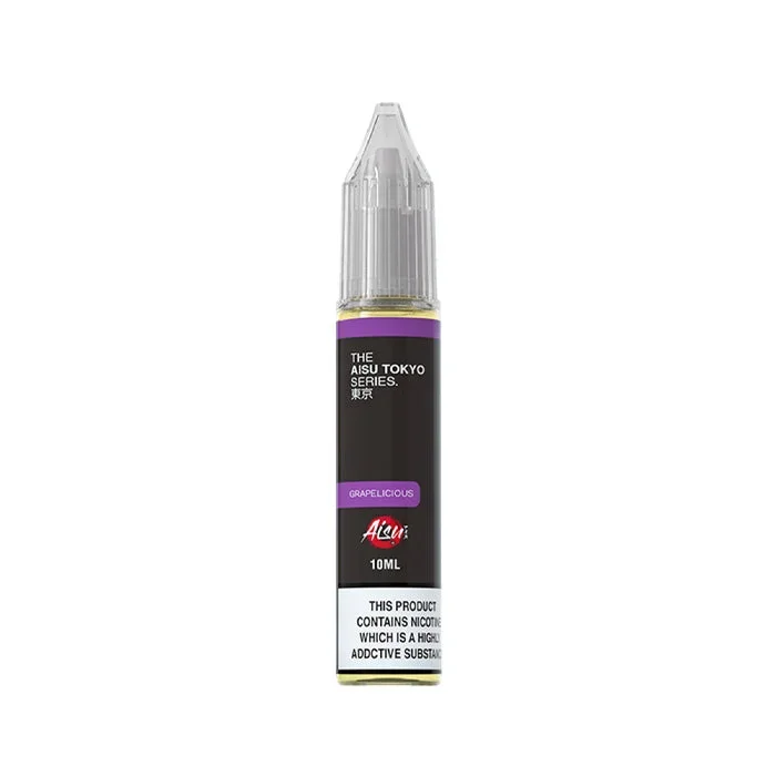 Aisu Tokyo Grapelicious 10ml Nic Salt E-Liquid