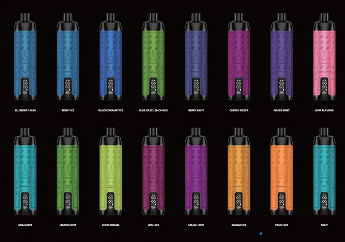 Al Fakher Crown Bar 18ML Big Cloud 8000 Puffs With Advanced LED Display Technology 600mAh Prefilled Nicotine Salt Rechargeable Disposable Vape Device –