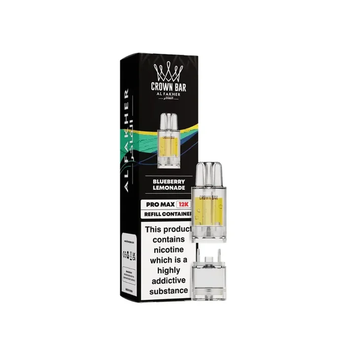 Al Fakher Crown Bar Pro Max 12K Blueberry Lemonade Refill Pods