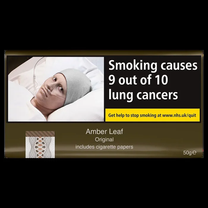Amber Leaf 50g Pouch Original Hand Rolling Tobacco