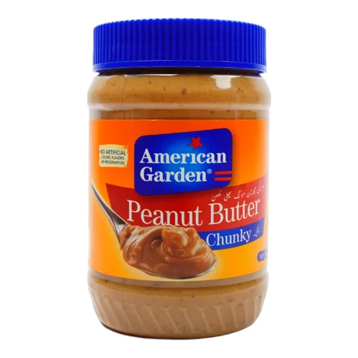 AMERICAN GARDEN PEANUT BUTTER CHUNKY 454 GM
