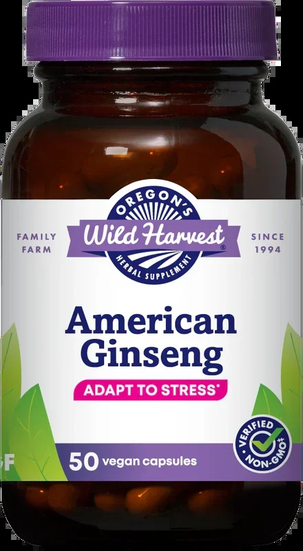 American Ginseng 50 Vegan Capsules