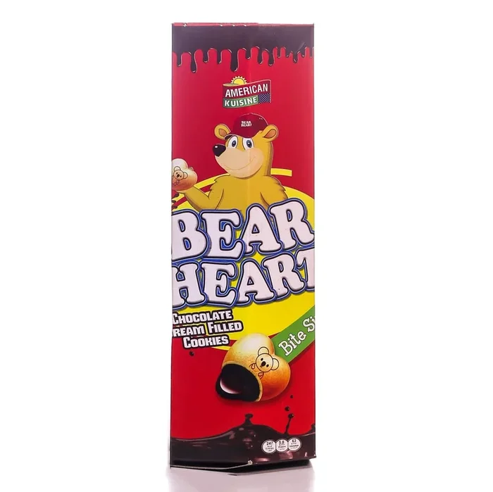 AMERICAN KUISINE BEAR HEART CHOCOLATE FILLED COOKIES 100GM