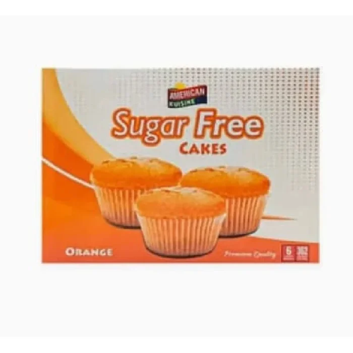 AMERICAN KUISINE ORANGE SUGAR FREE CUP CAKE 100GM