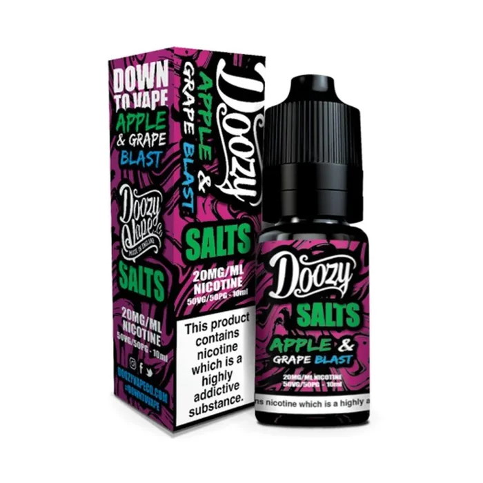 Apple & Grape Blast 10ml Nic Salt E-Liquid By Doozy