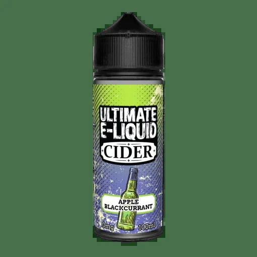 APPLE BLACKCURRANT E LIQUID BY ULTIMATE E-LIQUID – CIDER 100ML 70VG