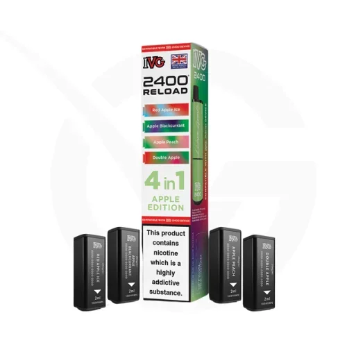 Apple Edition 4-in-1 Prefilled Pods By IVG 2400 Reload