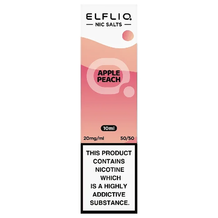 Apple Peach Elfliq Nic Salt by Elfbar – 10ml