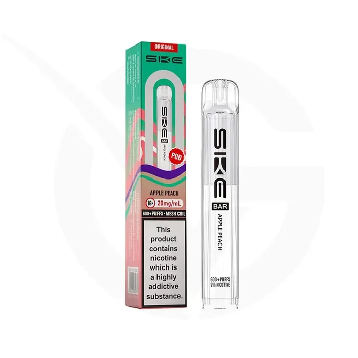Apple Peach Prefilled Pods By SKE Bar 600