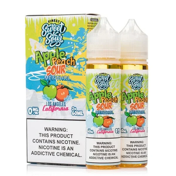 Apple Peach Sour On Ice by Finest Sweet & Sour 120ml