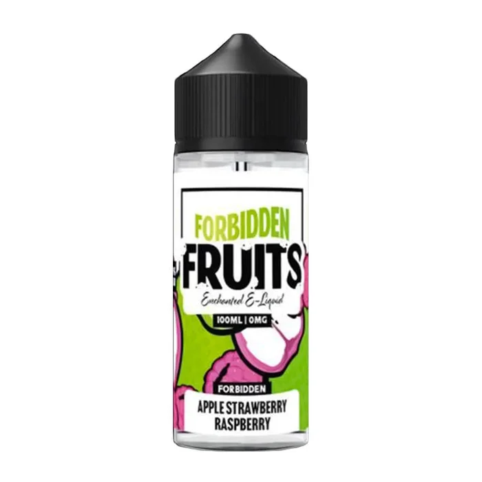 APPLE STRAWBERRY RASPBERRY E-LIQUID SHORTFILL BY FORBIDDEN FRUITS 100ML
