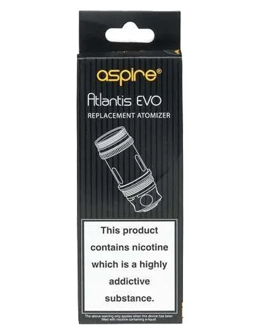 Aspire Atlantis Evo Coils – 0.5ohm (Pack of 5)