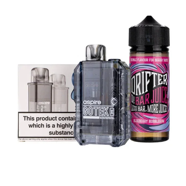 Aspire GoTek X Nicotine Free Bundle