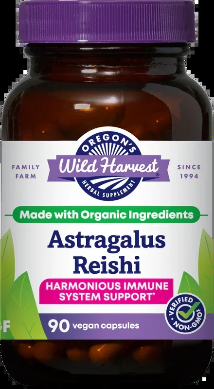 Astragalus Reishi Capsules 90 Ct.