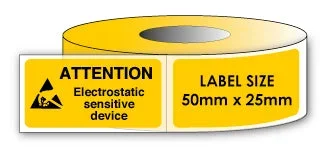ATTENTION electrostatic Sensitive Device Signs Strip
