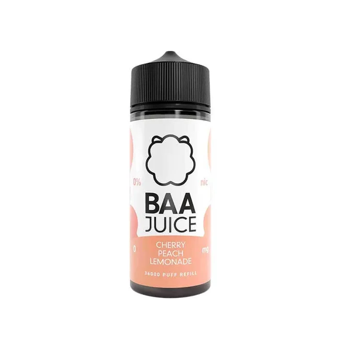 Baa Juice Cherry Peach Lemonade Shortfill 100ml E-Liquid