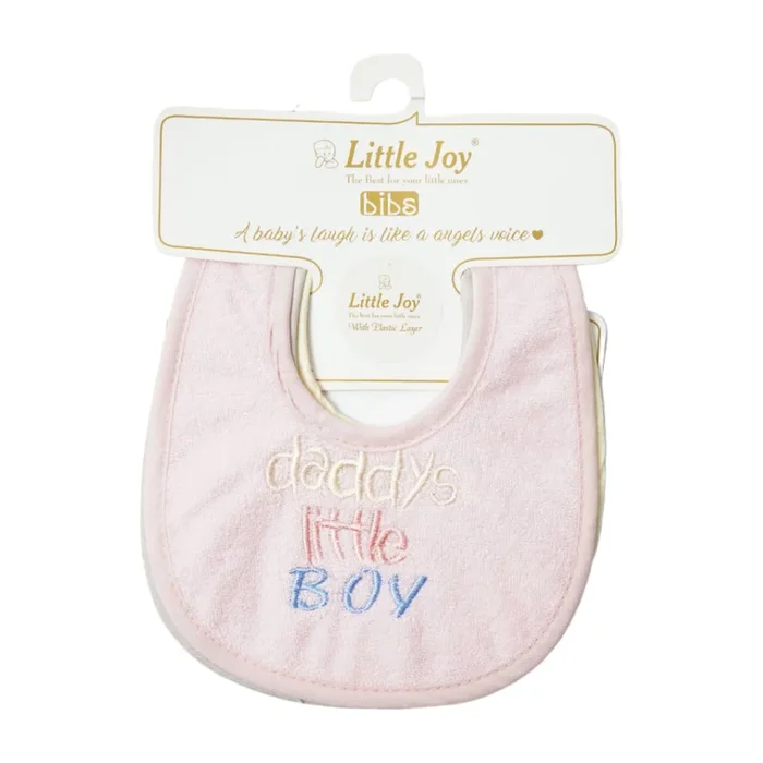 BABY BIB STICK-ON EMB 3PC PACK MS-23 SMALL BSKES-67