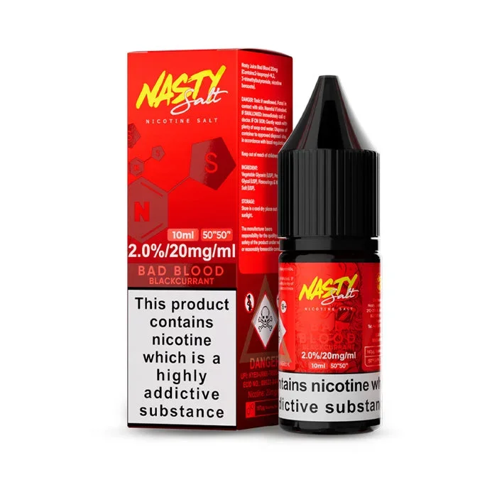 Bad Blood Nic Salt E-Liquid by Nasty Juice