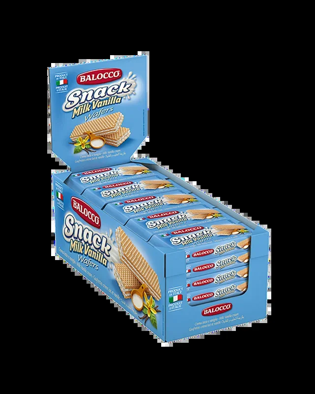BALOCCO SNACK MILK VANILLA WAFERS 45G-BOX
