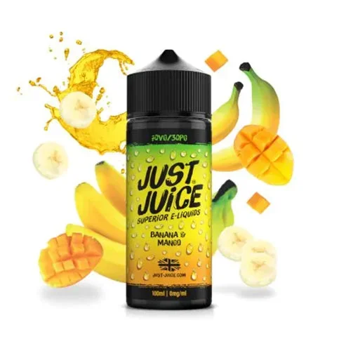 Banana & Mango 100ml Shortfill E-liquid by Just Juice