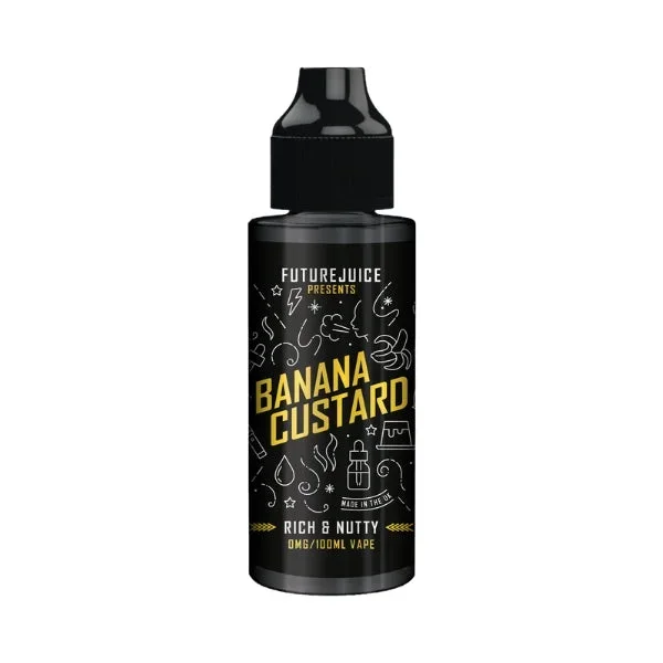 Banana Custard Shortfill by Future Juice. – 100ml