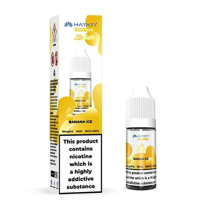 Banana Ice 10ml Nic Salt By Hayati Salts