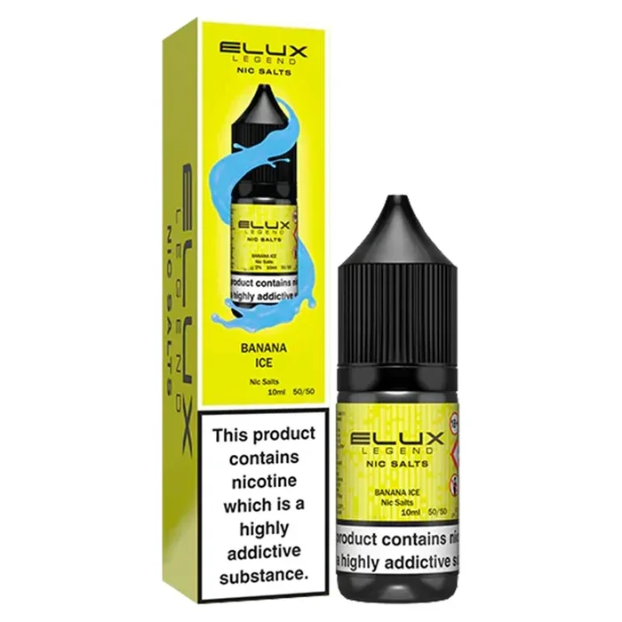 Banana Ice 10ml Nic Salt E-liquid By Elux Legend